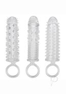 Textured Extension Set 3pc Clear