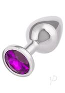 Jewel Large Amethyst Plug Purple